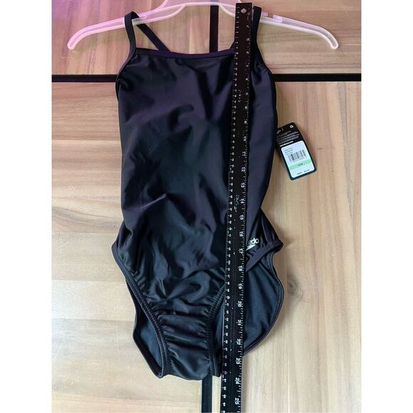 Speedo Swimsuit Womens 6/32 Black ProLT Super Proback One Piece Competition‎ NWT - Picture 5 of 6